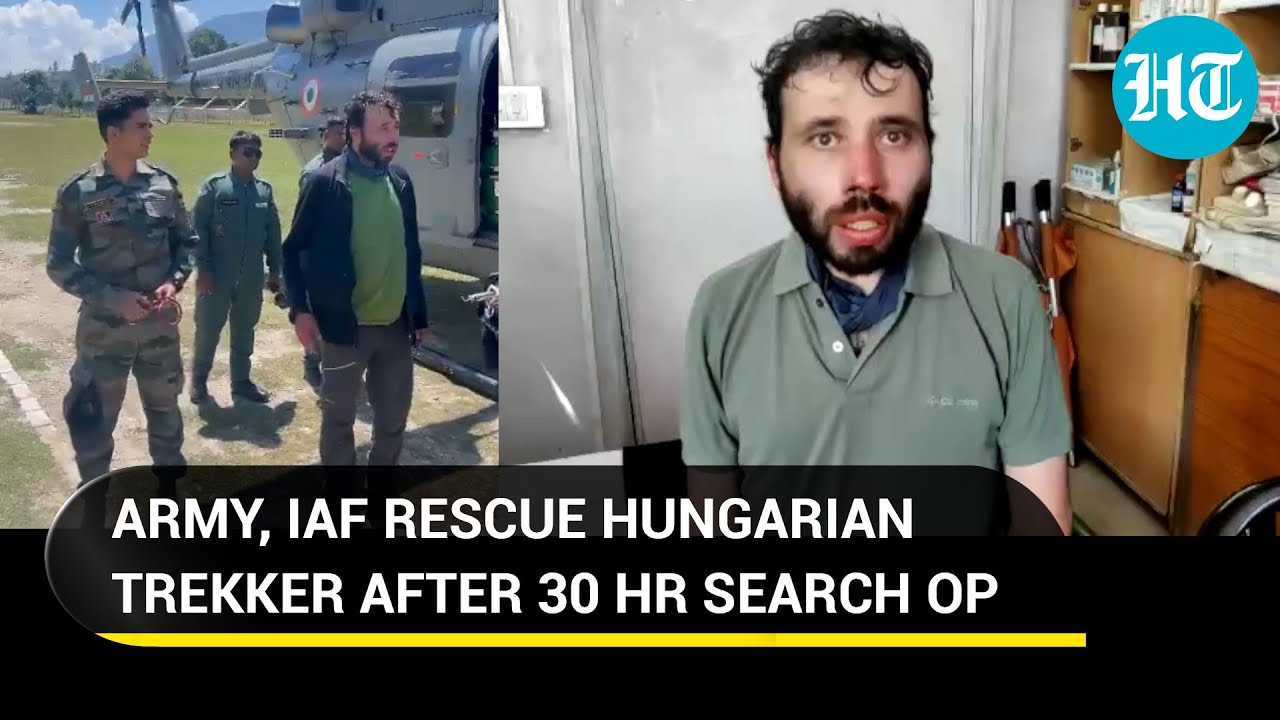 Army, IAF rescue Hungarian trekker from treacherous, glaciated heights of Kishtwar, J&K I Watch
