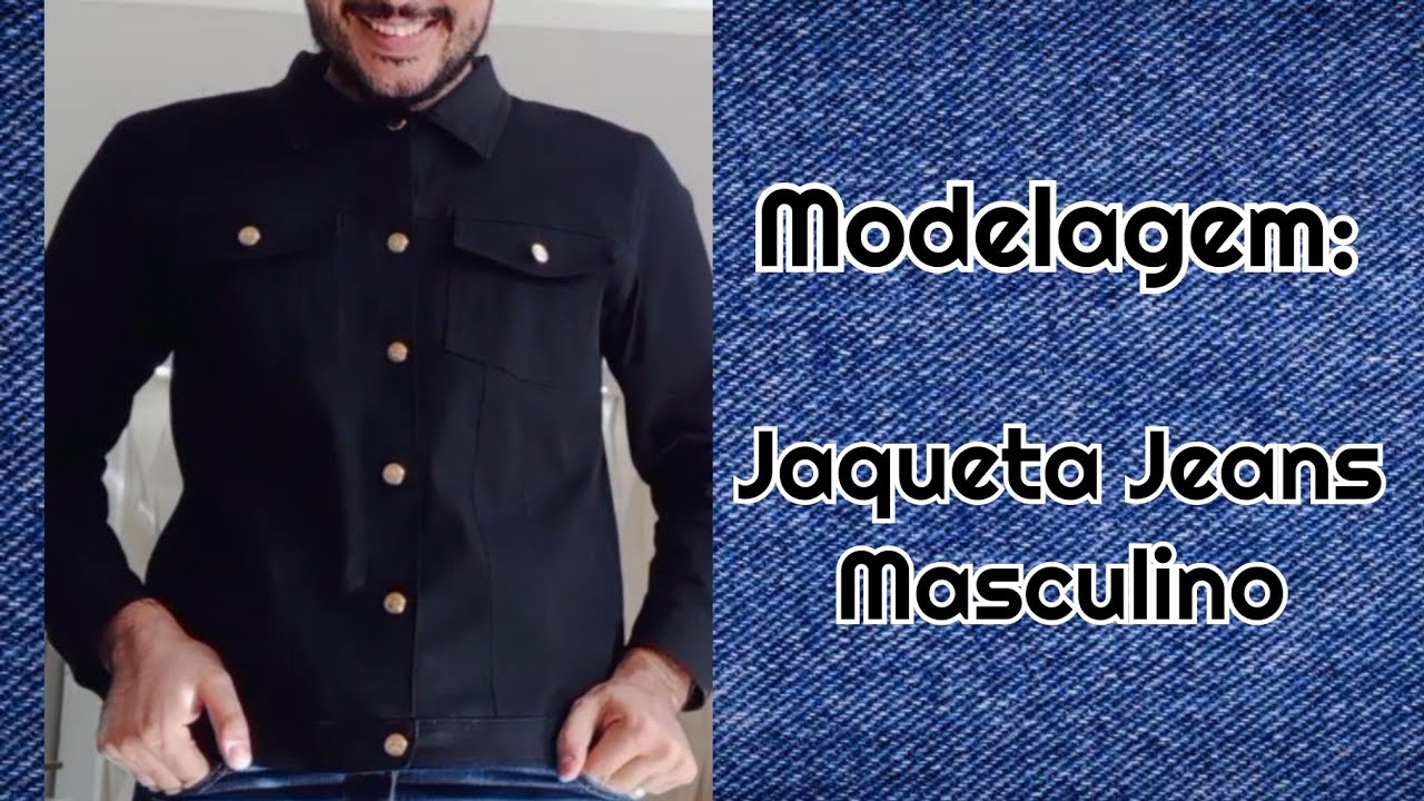 Modelagem: Jaqueta Jeans Masculina