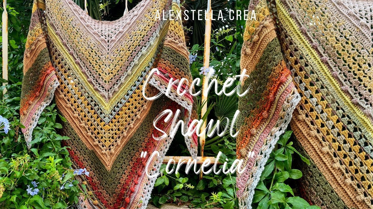 Crochet Shawl Cornelia - Scialle all'uncinetto Cornelia