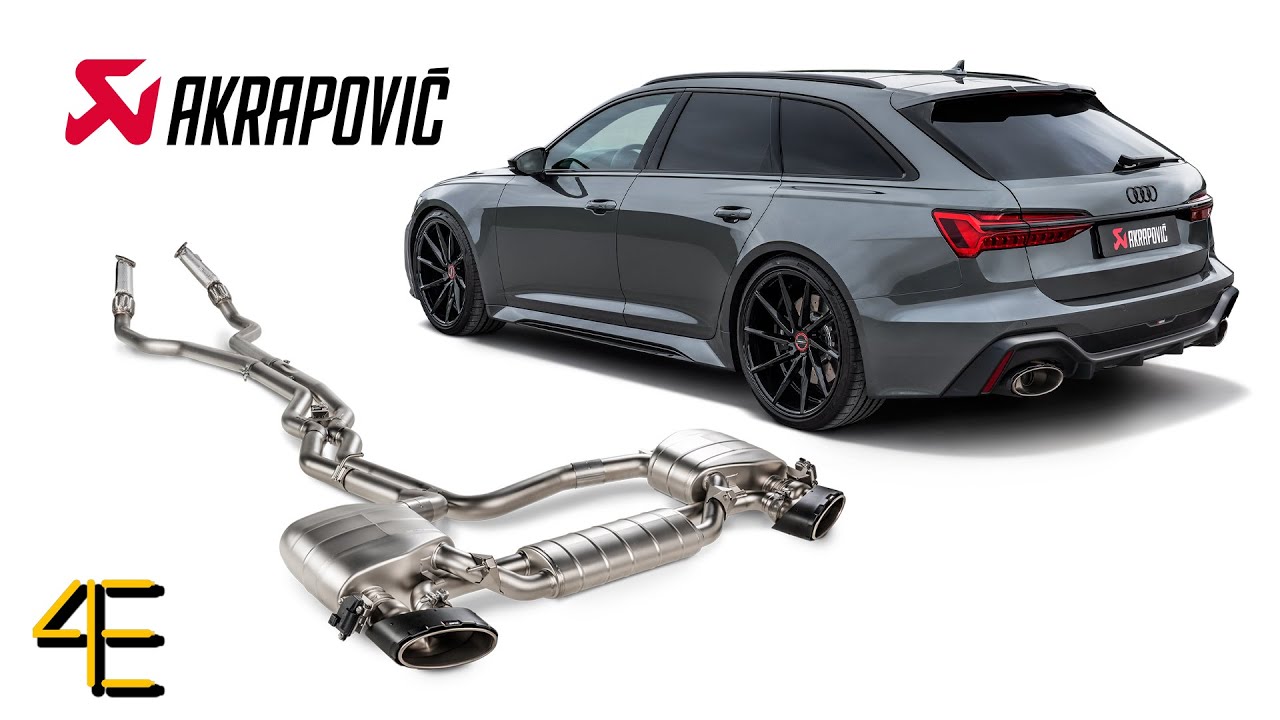 Audi RS6/RS7 C8 OEM vs Akrapovic Exhaust (Titanium Evolution Line) | 4enthusiasts