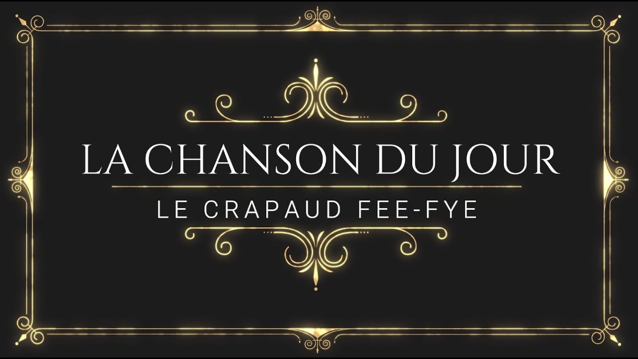 LE CRAPAUD FEE-FYE