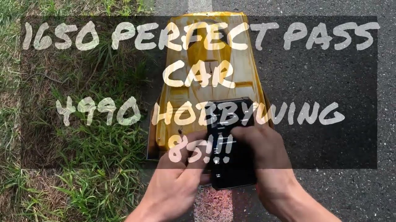 Hobbywing EZRUN 4990 1650KV [Sensor Info] 8S SRD'S PERFECT PASS CAR #speedrun #fastrc #hobbywing