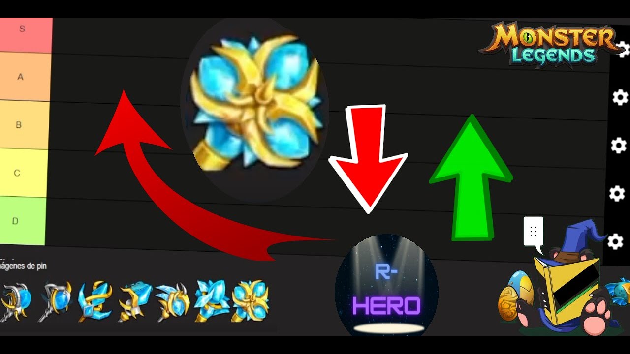 MEJORES BACULOS ANCESTRALES, Tierlist. Monster legends.