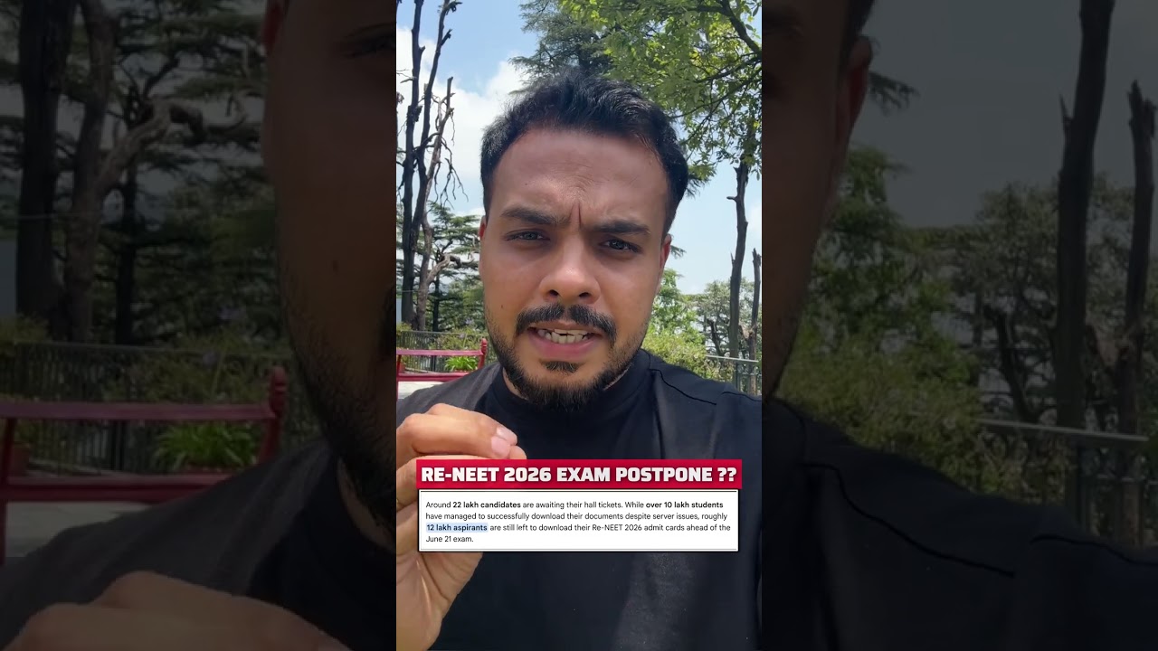 RE NEET 2026 exam POSTPONE???????