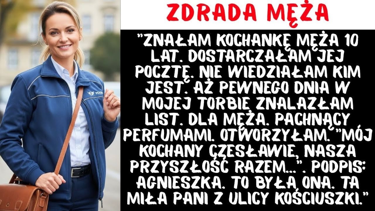 Znałam kochankę męża 10 lat  Dostarczałam jej pocztę  Nie wiedziałam KIM jest