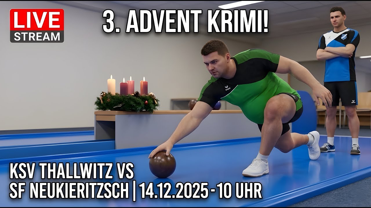 🔴 LIVE | KSV Thallwitz vs. SF Neukieritzsch | 10. Spieltag | Heimspiel-Krimi in Thallwitz! 🎳
