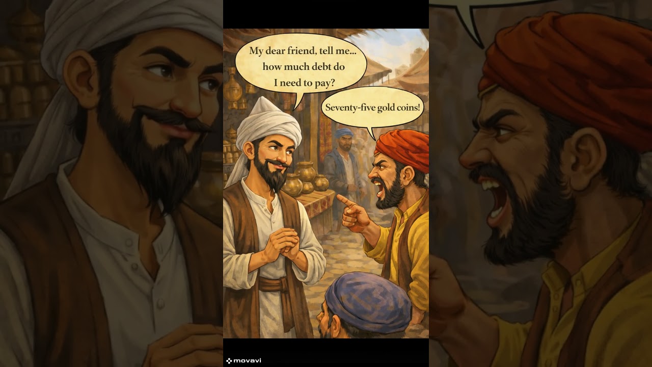 Mulla Nasruddin’s Clever Math | Debt Turned Into a Joke 😂 | Funny Moral Story