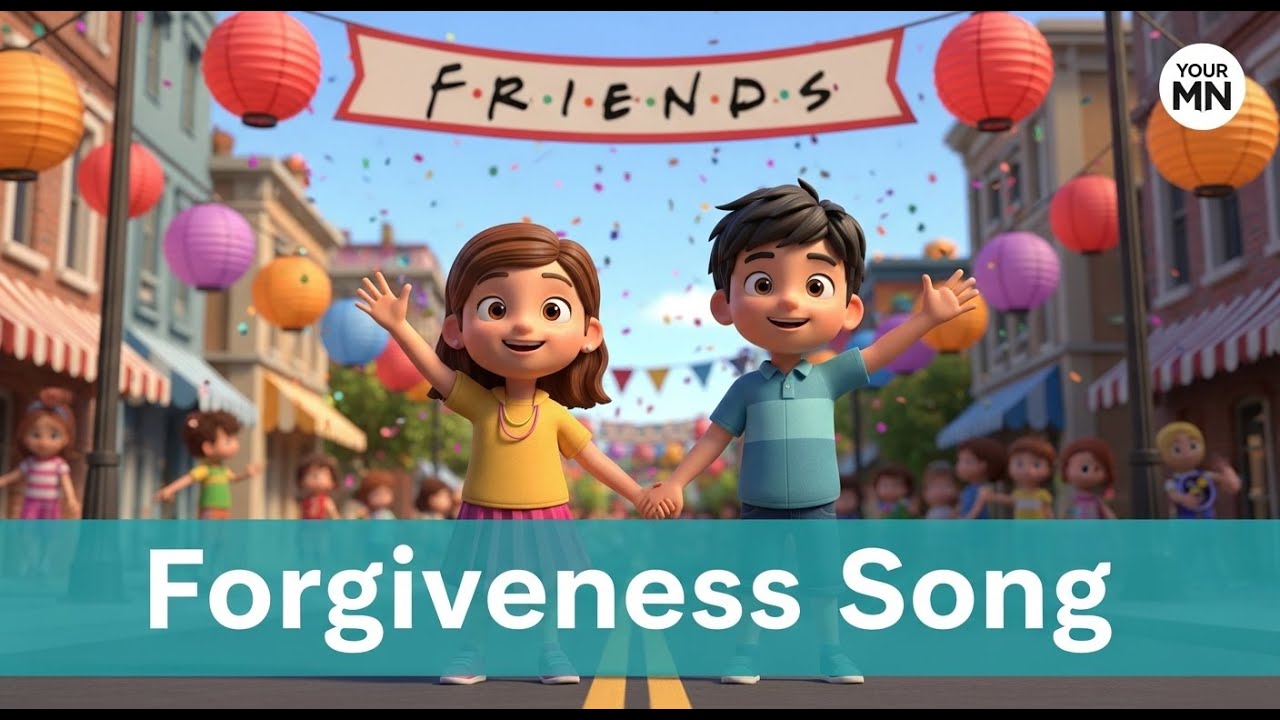 Forgiveness Song for Kids 🎵 | Nursery Rhyme for Kids | 3D Animation in English