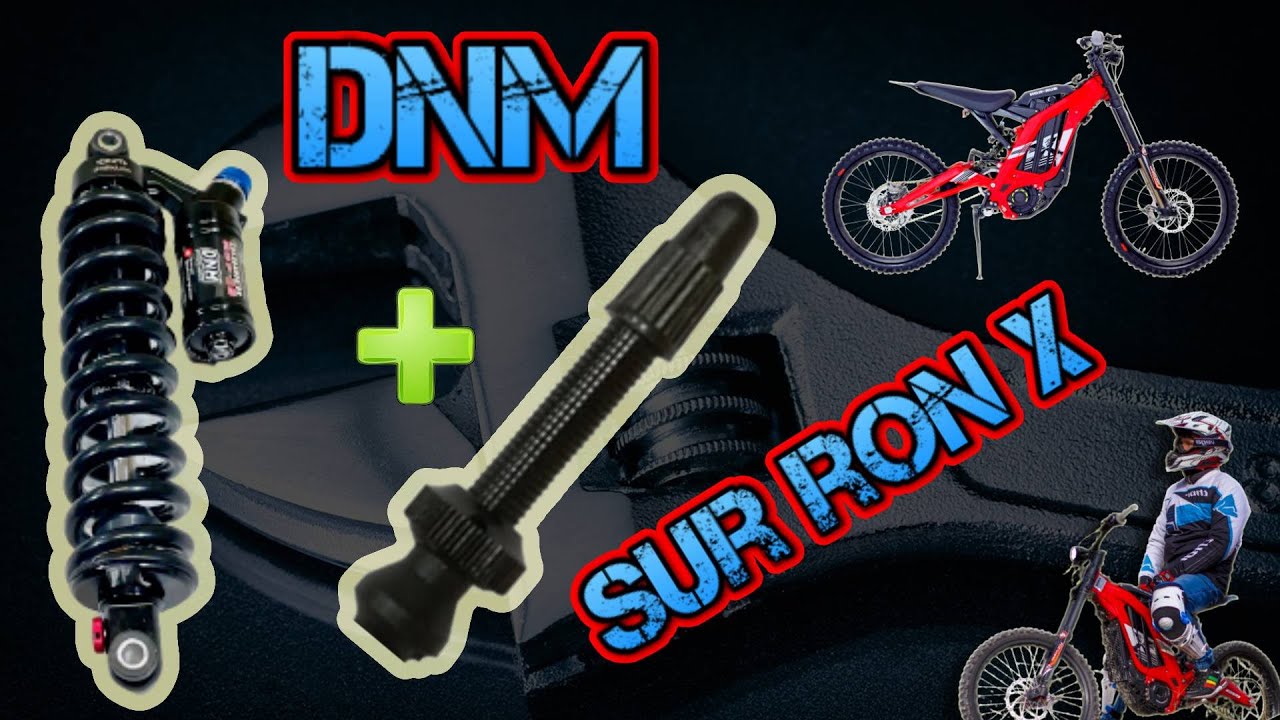 DNM установка Ниппеля на Амортизатор Sur Ron X DNM rcp 2 s разбор