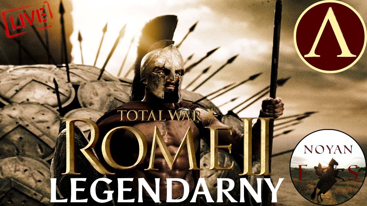 Total War: Rome 2 - Z tarczą lub na tarczy! (SPARTA - Legendarny) Stream🔴#1