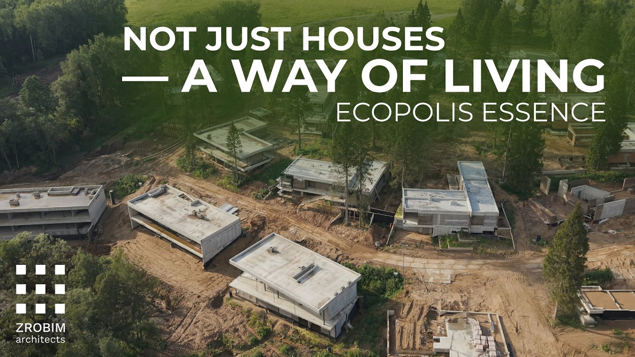Ecopolis ESSENCE | Sustainable Architecture for a Modern Cottage Community
