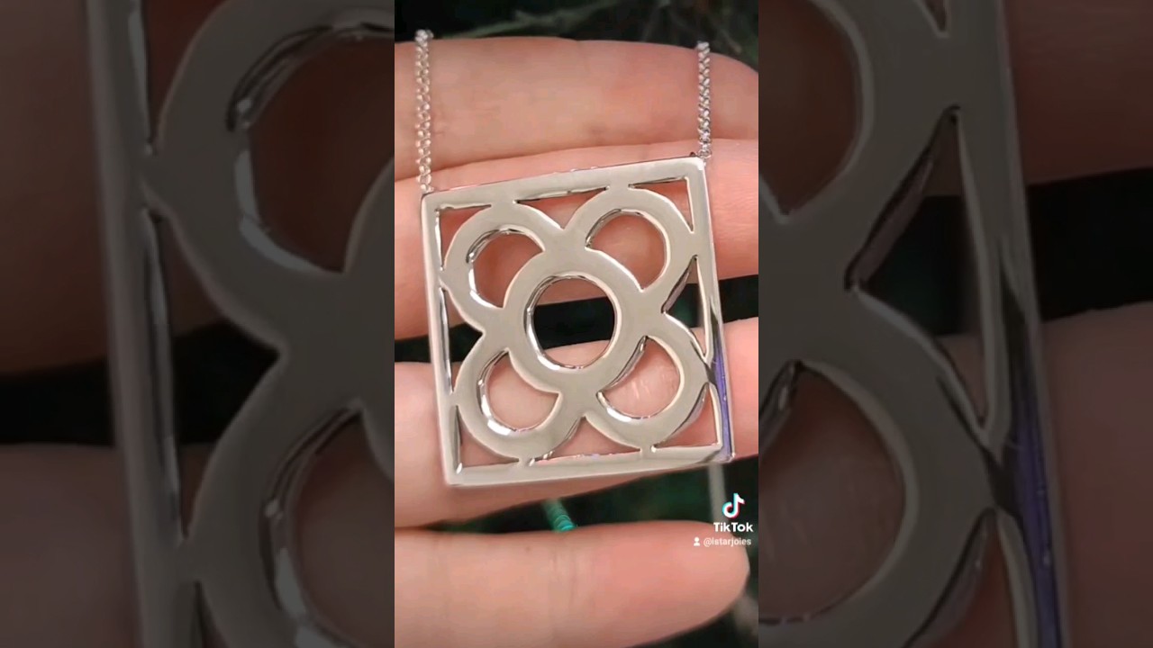 Jewelry making: bespoke Barcelona pendant in sterling silver