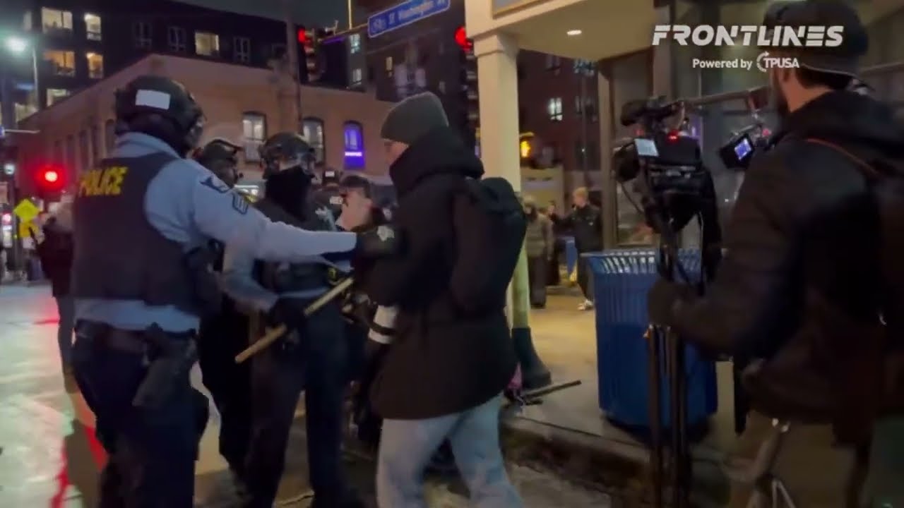 Protesters Arrested Outside Minneapolis Hotel Housing ICE Agents