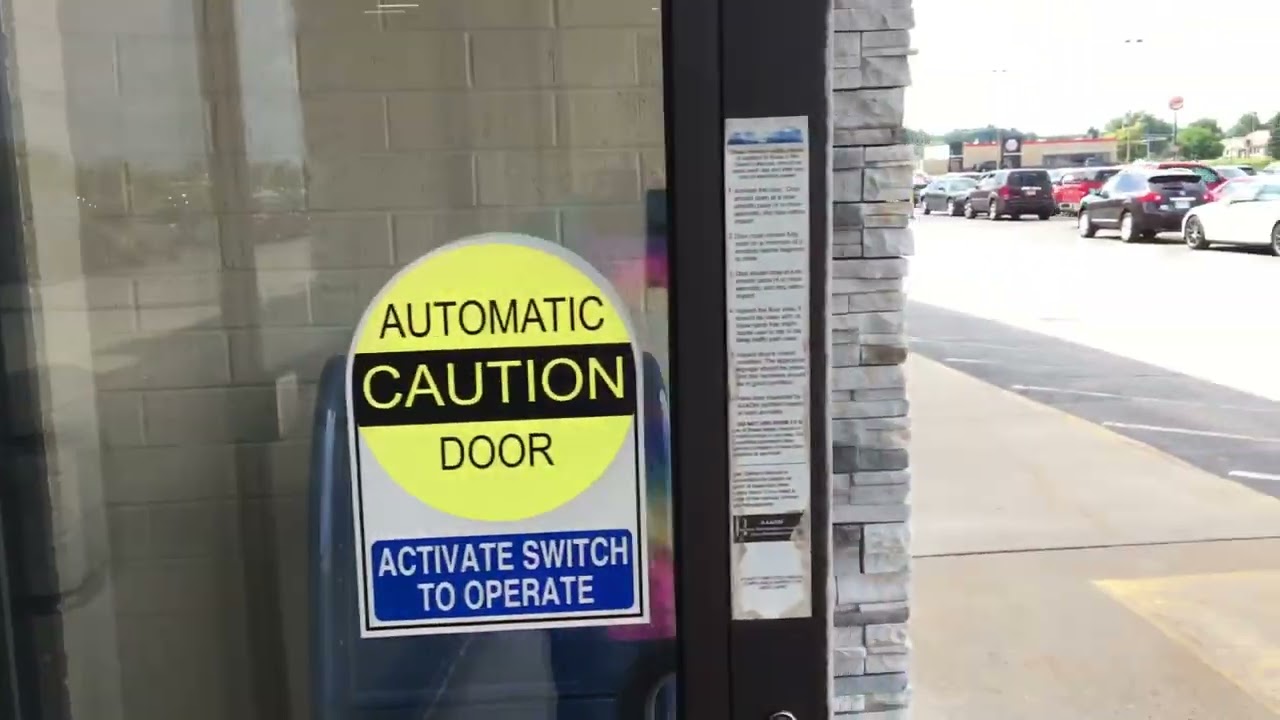 #Recordautomaticdoors low energy swing doors at The pineTree Mall in Marinette Wisconsin