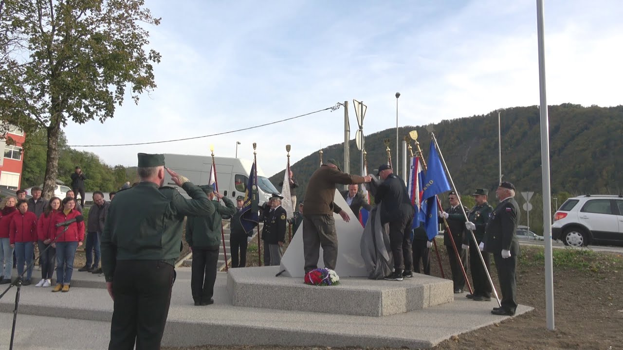 Odkritje spominskega obeležja - Tolmin, 25.10.2021