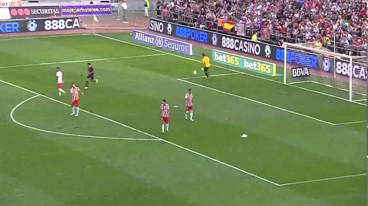 Almeria - Barcelona Highlights HD 28.09.2013