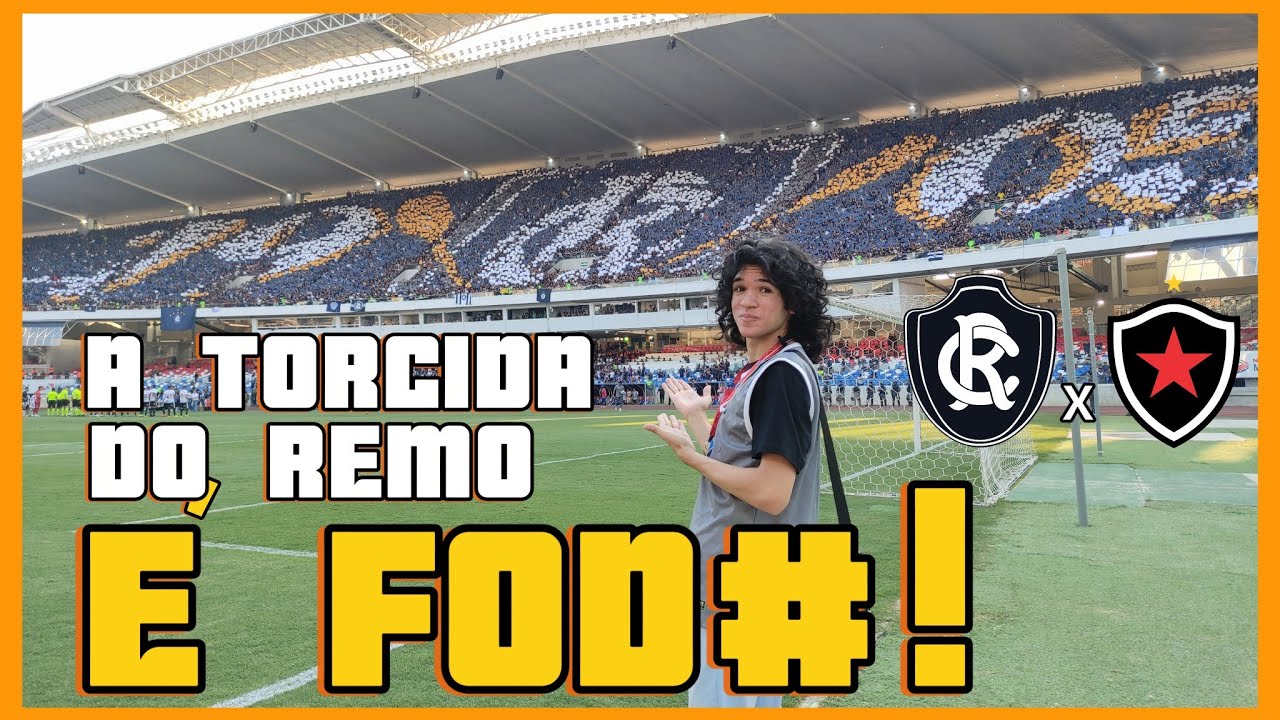 ESSA TORCIDA FEZ UMA FESTA SURREAL! CLUBE DO REMO 2 X 1 BOTAFOGO-PB VLOG