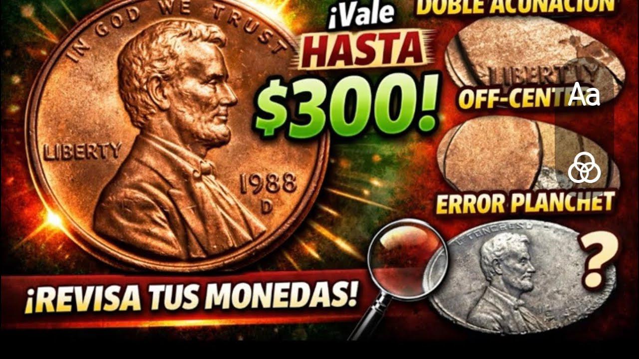 Tienes un PENNY de 1988? ¡Podría valer HASTA $300! 💰