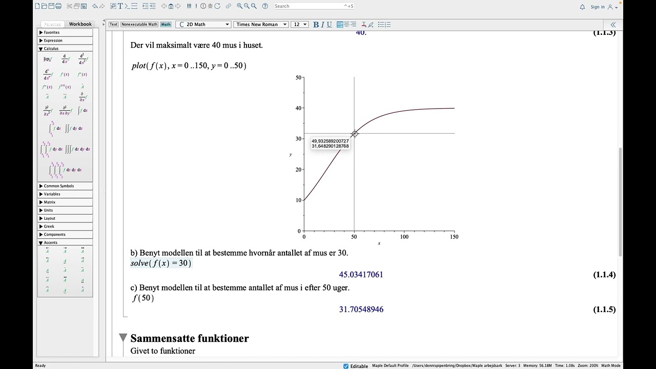 Skriftlig eksamen matematik B