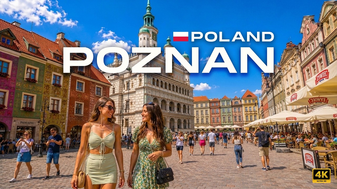 Poznań, Poland 4K 🇵🇱 Walking Tour | Sunny Old Town & City Life in Poland&rsquo;s Hidden Gem