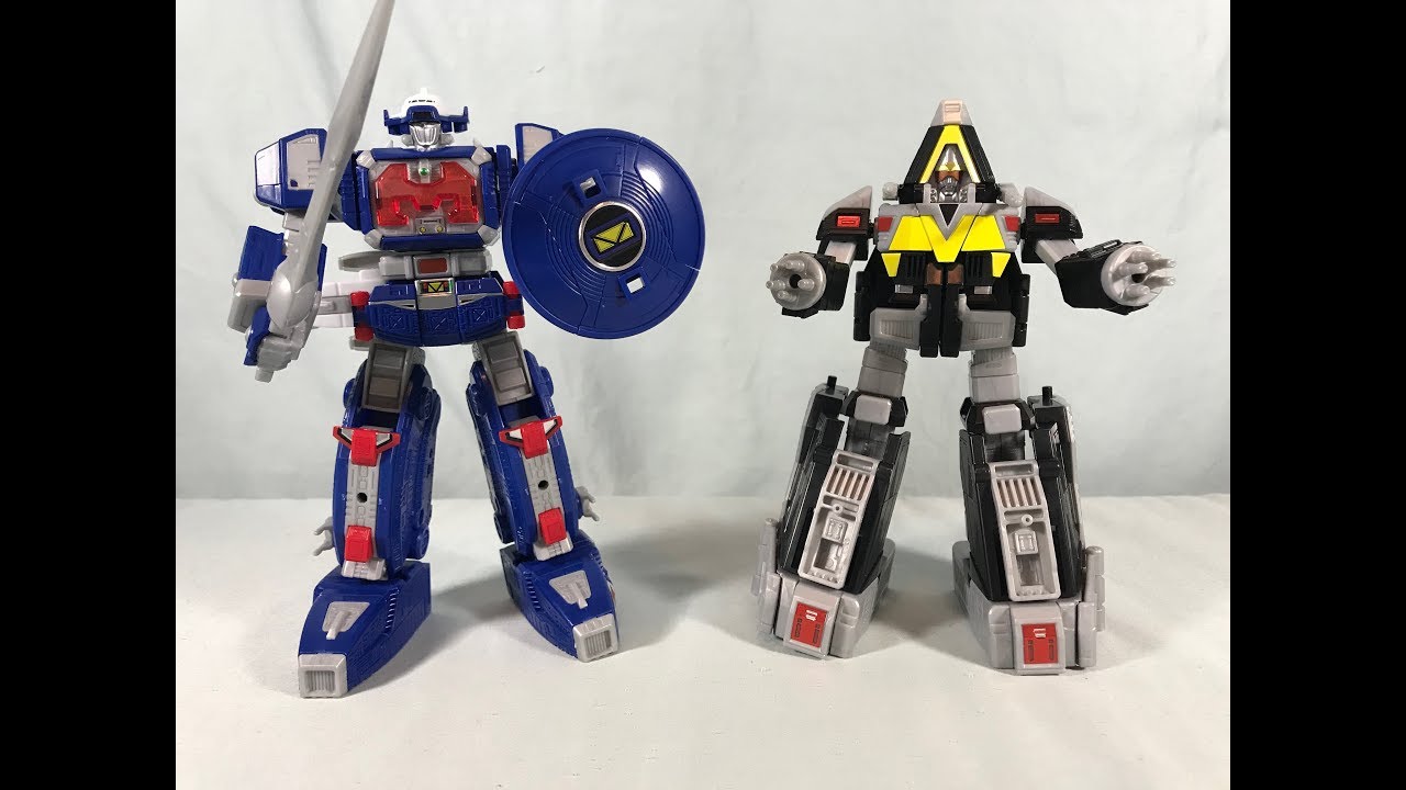 Denji Sentai Megaranger Super Mini Pla Galaxy Mega & Delta Mega (Astro & Delta Megazord) Review