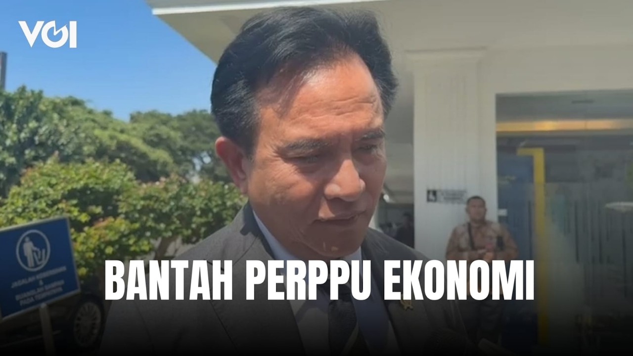 Yusril Ihza Mahendra Merasa Belum Bahas Perppu Ekonomi