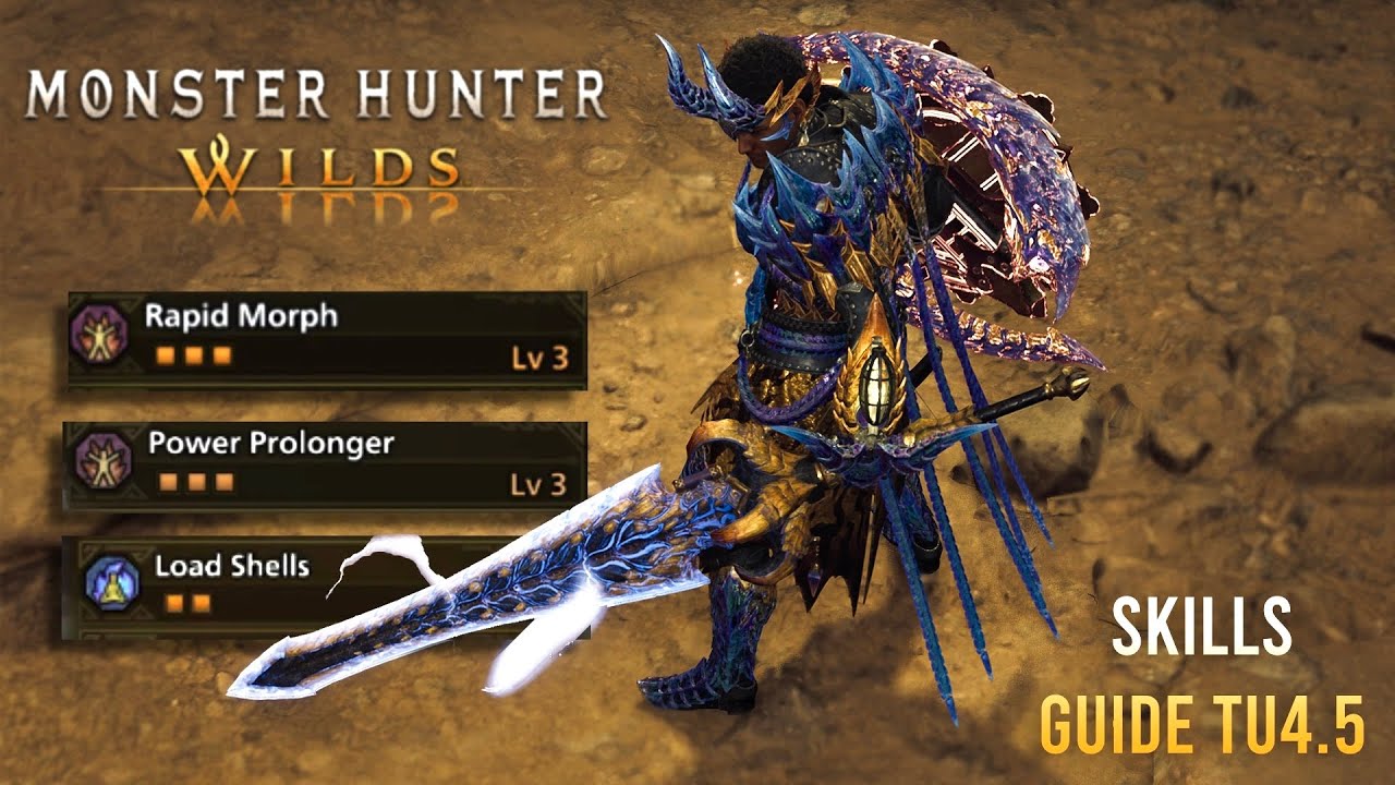Гайд по продвинутым навыкам оружия: Charge Blade TU4.5