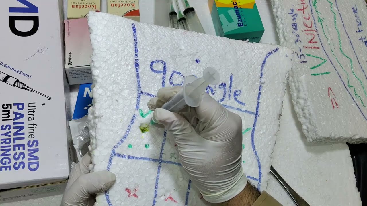I'm intramuscular injection method 😱💊😱 Doctor education video 😱