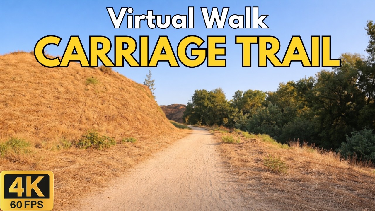4K Treadmill Virtual Walk – Carriage Trail at San Timoteo | 20-Min Quick Workout Scenic POV Walk