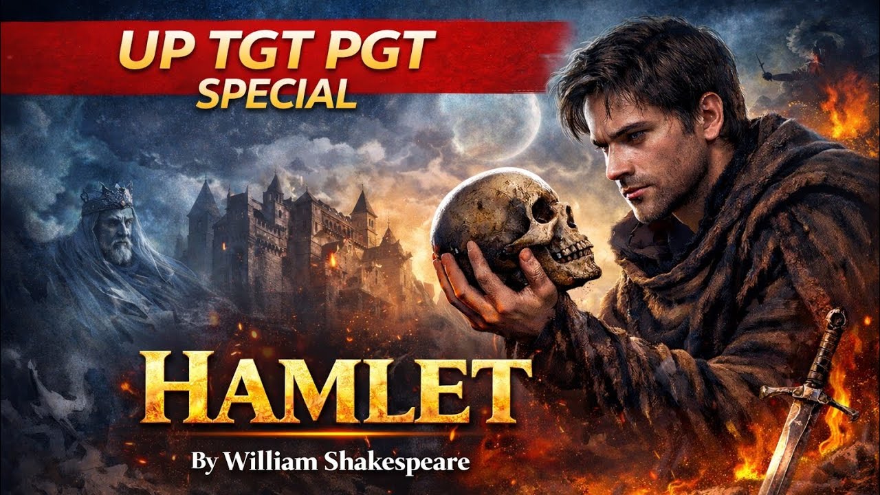 HAMLET by William Shakespeare | UP TGT PGT DSSSB KVS NVS  | Full Summary and important quotes. 