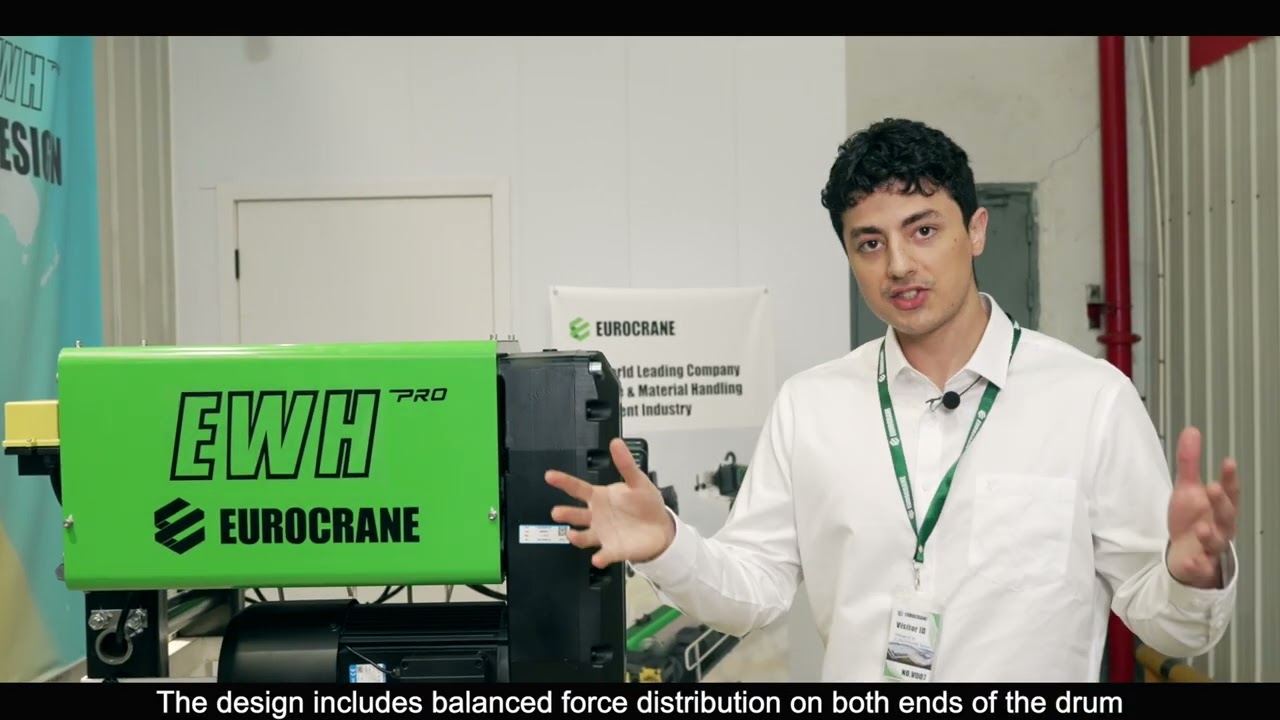 New Product Launch-EWH-PRO! New Generation of EUROCRANE Electric Wire Rope Hoist