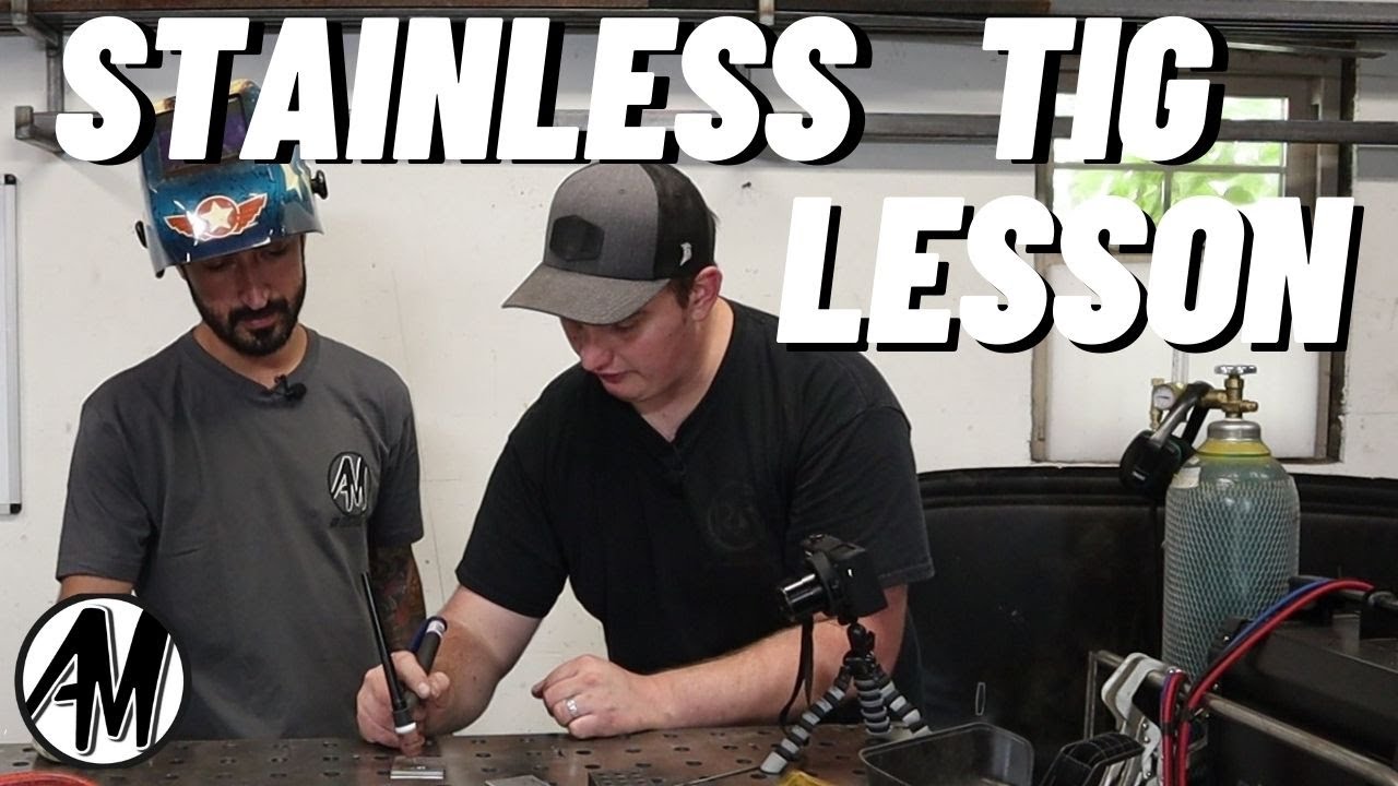 First Time Tig Welding.... Stainless Steel hands on Tig Lesson