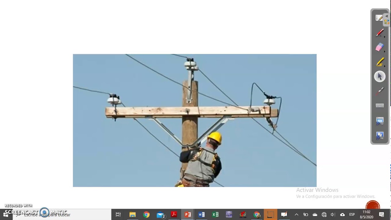 Estructuras de Lineas de media y baja tensión