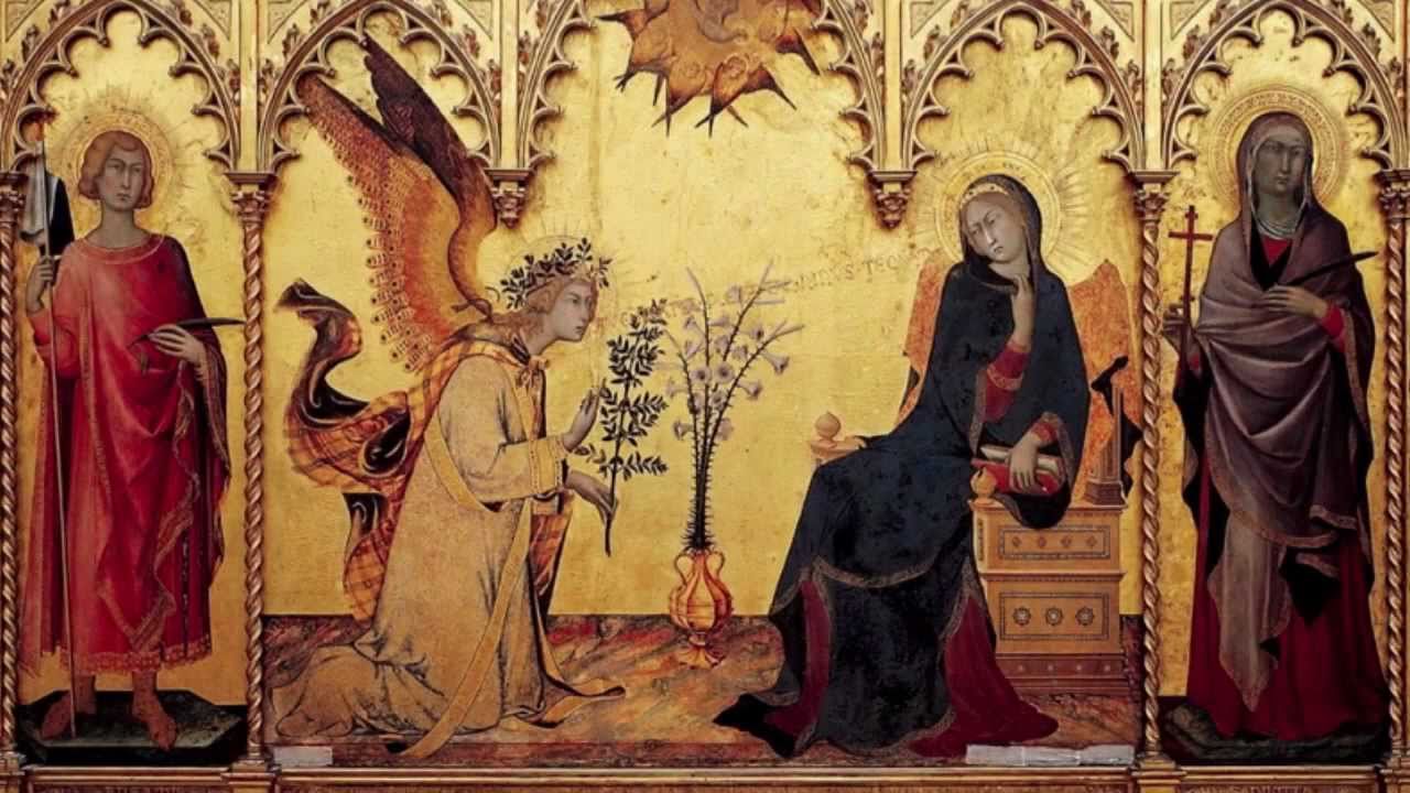 L'Annunciazione - Simone Martini (Uffizi)