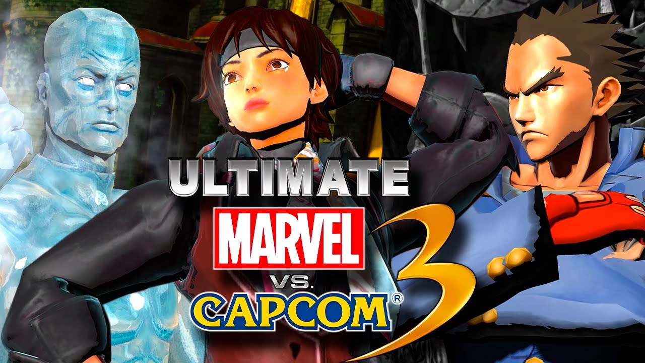 Sakura, Iceman, Batsu Arcade Mode - Ultimate Marvel vs Capcom 3 With Mods