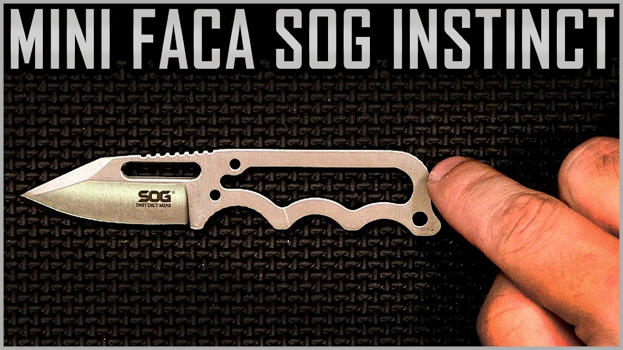 Review da Faca SOG Mini Instinct - Neck Knife