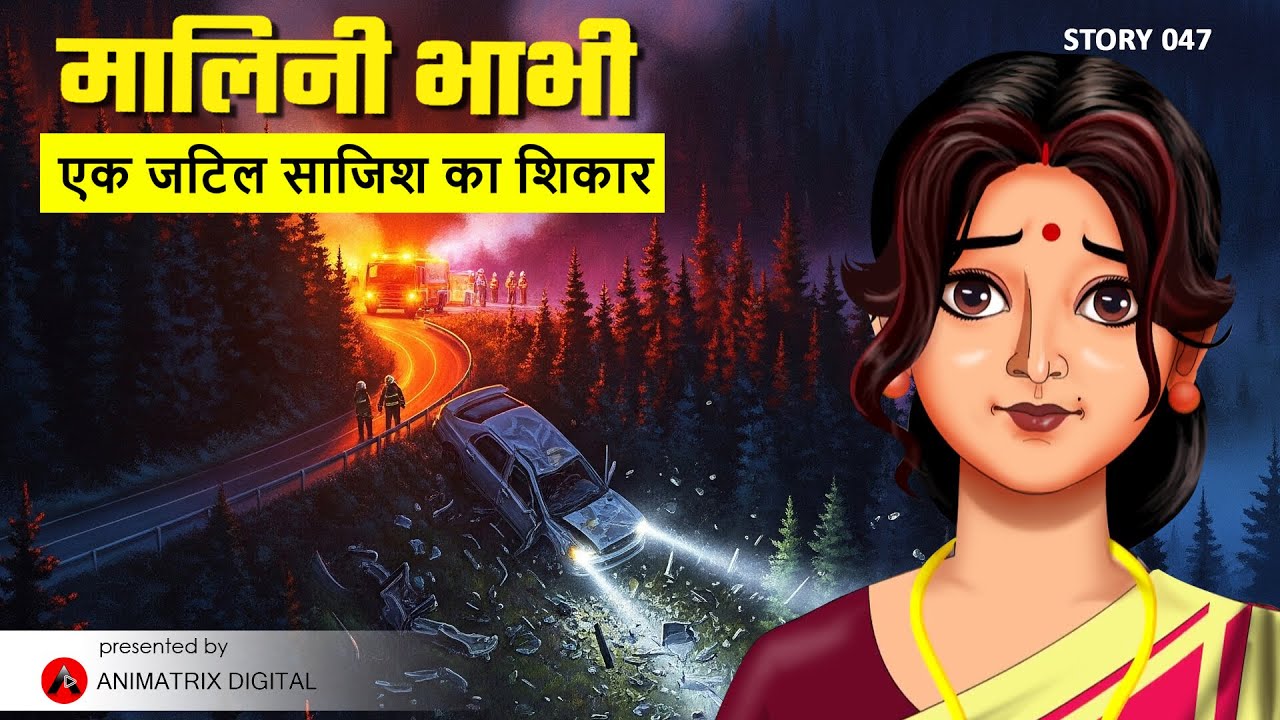मालिनी भाभी: एक जटिल साजिश का शिकार | Malini Bhabhi - A Deadly Conspiracy Story | Animatrix Hindi