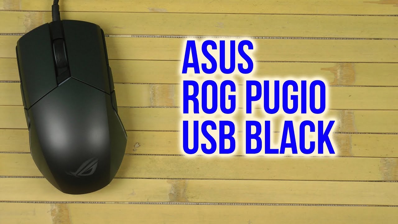 Распаковка Asus ROG Pugio USB Black 90MP00L0-B0UA00