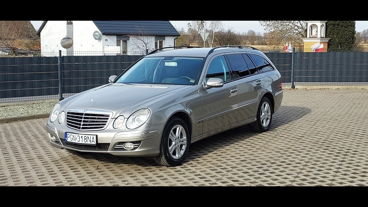MERCEDES E200 * 1.8 KOMPRESSOR * 184KM * 2007r * AVANTGARDE *