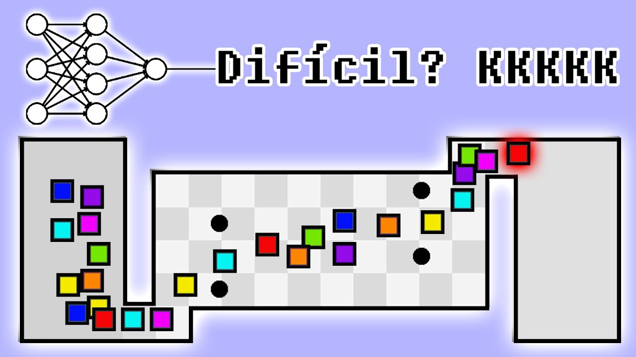 Inteligência Artificial jogando o jogo mais difícil do mundo!