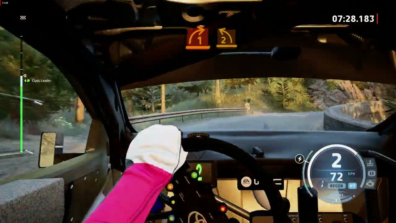 EA Sports WRC 24 2026 03 06 Stages 1-2 of Monte with Toyota WRC 1 2024.cockpit view.PS 5 controller.