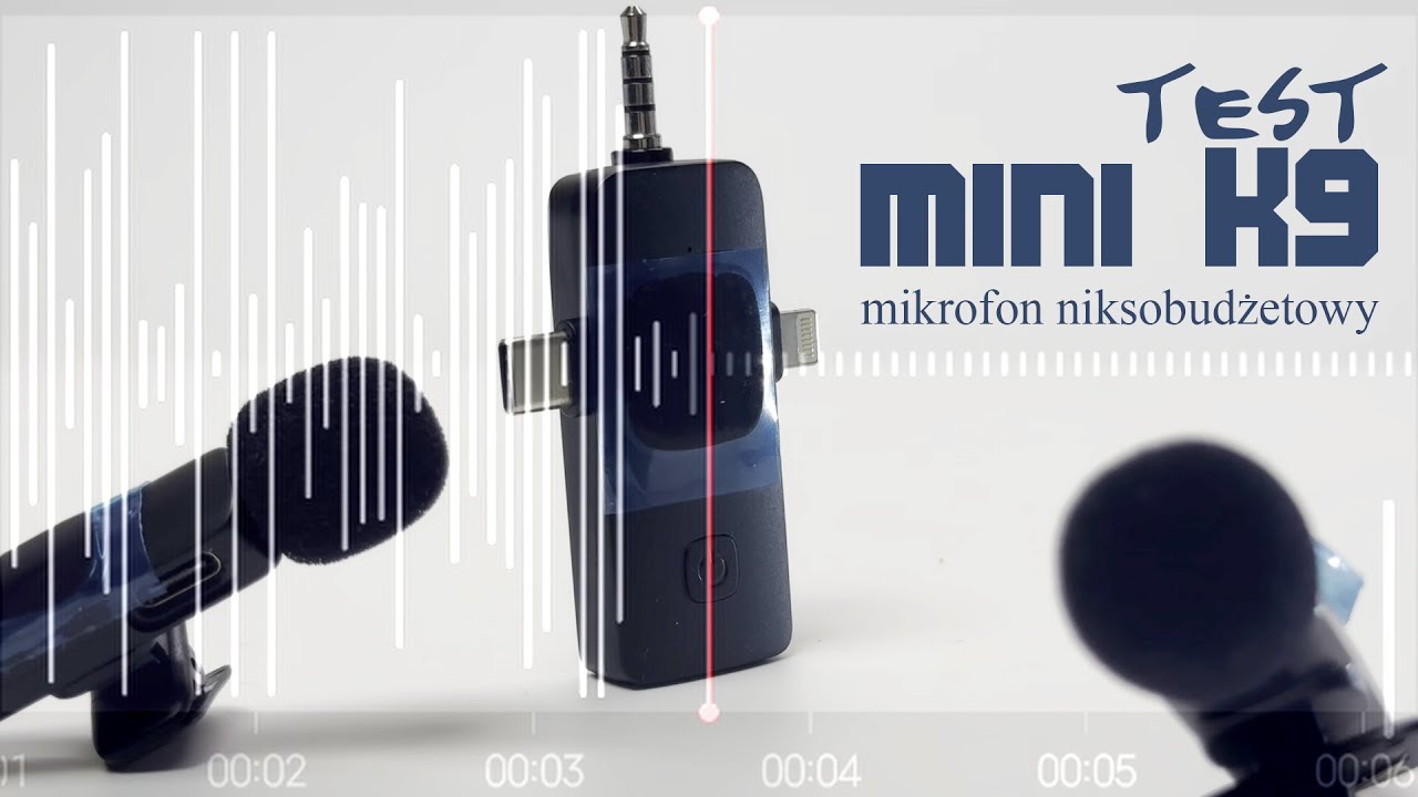 Testuje i porównuje  tani  bezprzewodowy  mikrofon  Krawatowy Mini K9, z - vs iPhone15 Pro, DSLR...