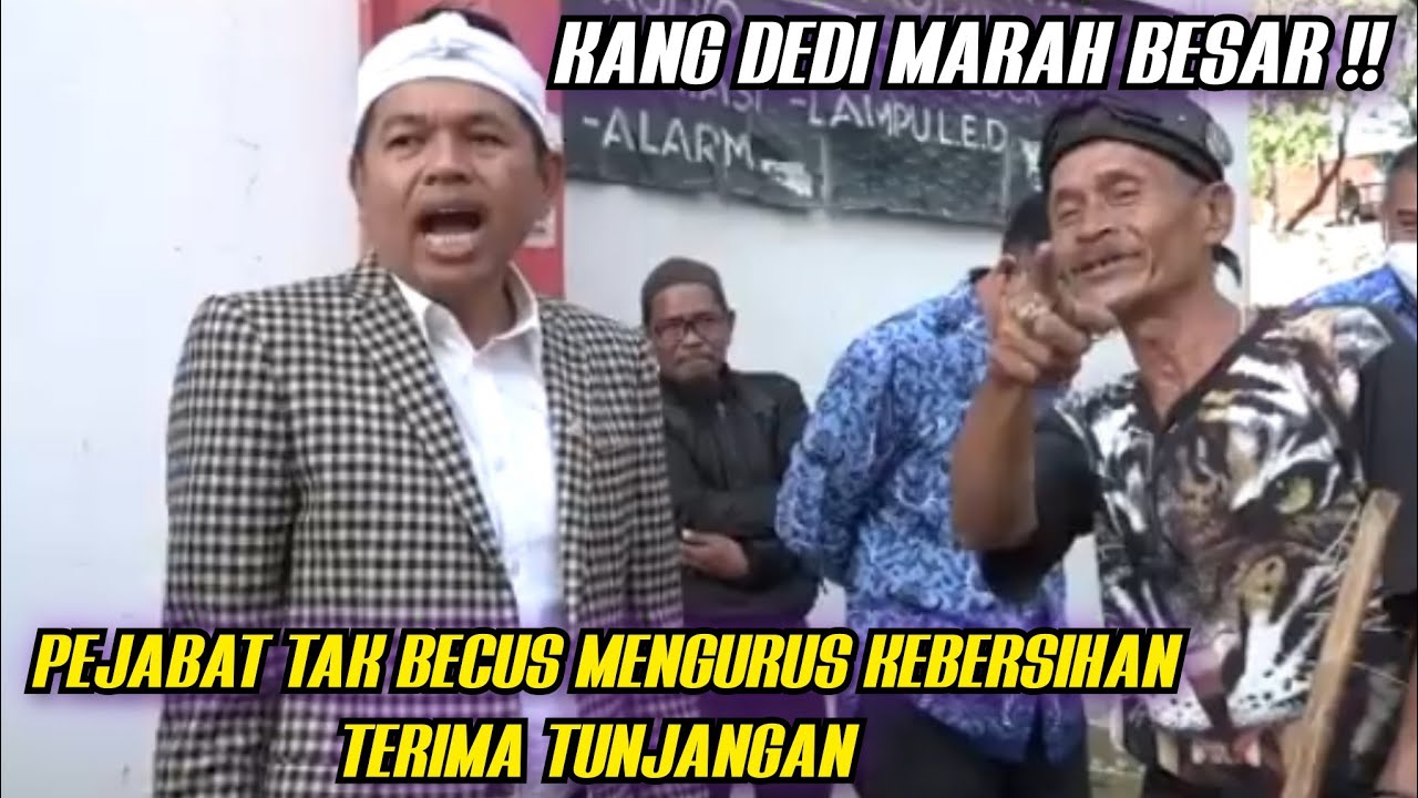 KANG DEDI MULYADI MARAH BESAR ‼️ PEJABAT TAK Becus MENGURUS KEBERSIHAN 