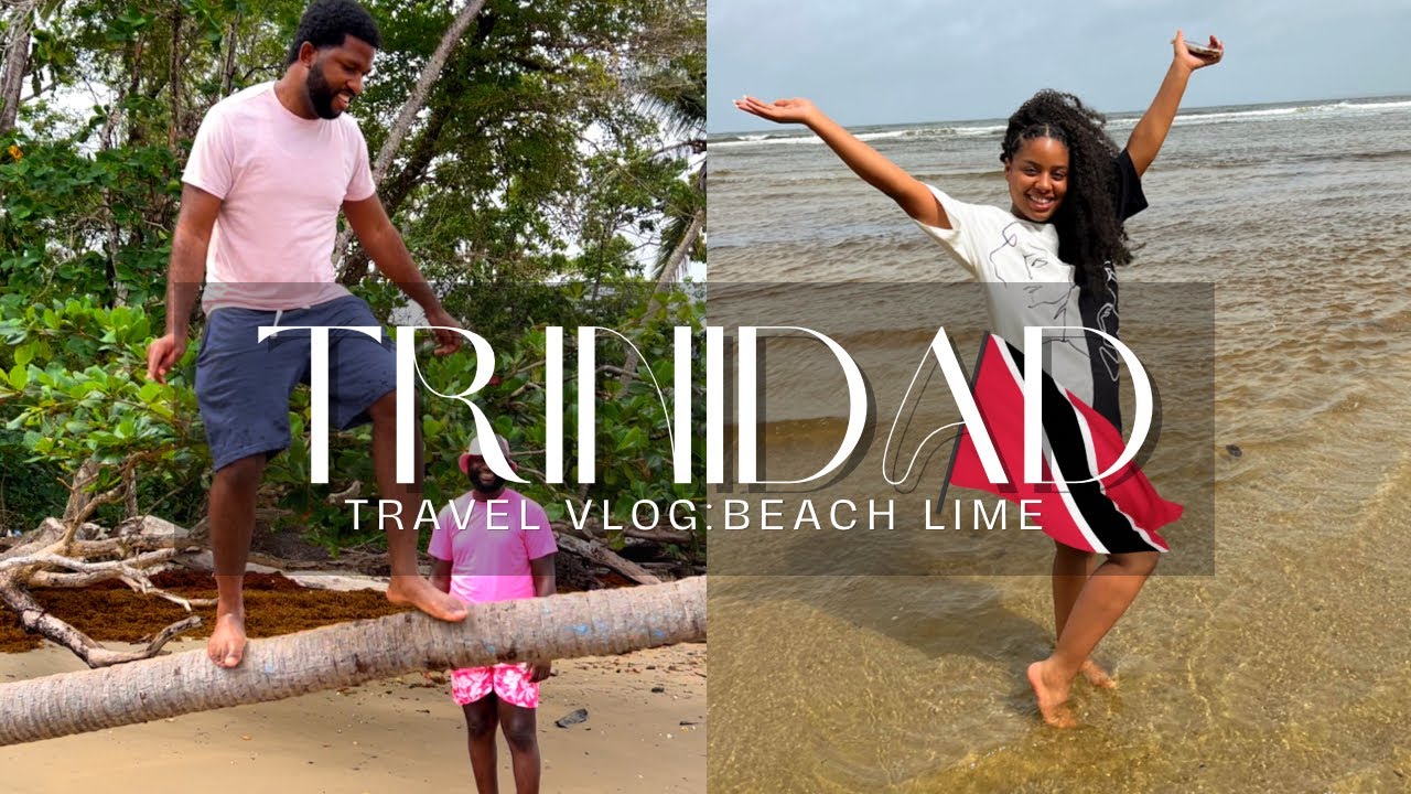 Trinidad Travel Vlog Trini Beach Lime + Midnight GIANT Turtle Watching!
