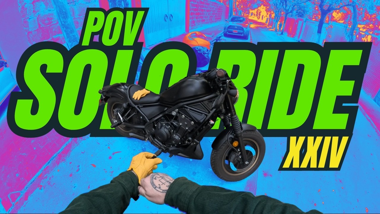 POV Solo Rdie XXIV - Polanco CDMX- HONDA REBEL