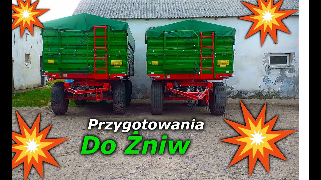 Przygotowywania do żniw. Wyprowadzanie przyczep :)