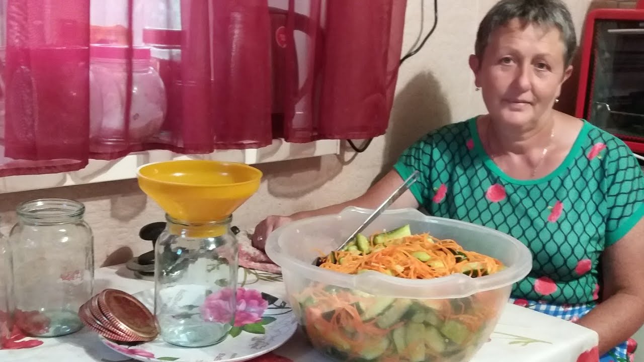Огурцы с морковью на зиму. Очень простой, легкий и быстрый рецепт закрутки, заготовки