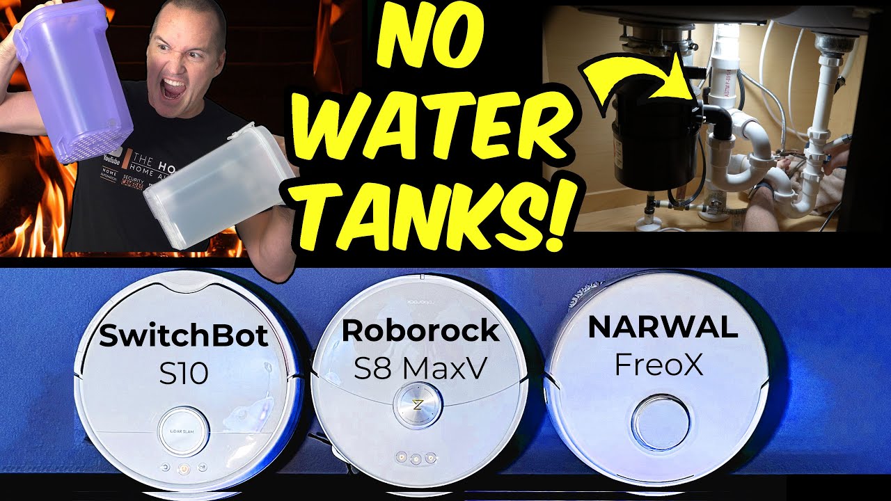 Лучший робот для мытья полов с автодозаправкой? Switchbot S10 против Roborock S8 MaxV против Narw...