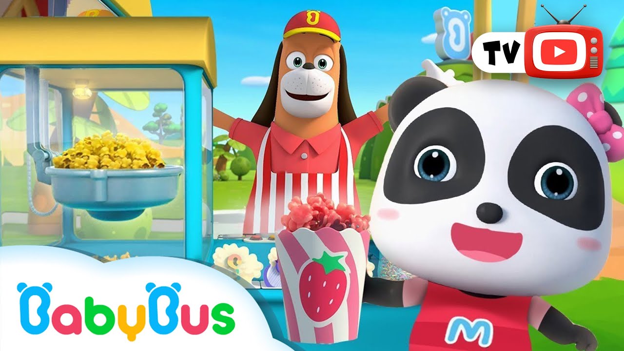 Popcorn delicios 🍿 Învățăm culorile și fructele | Cântece BabyBus în română