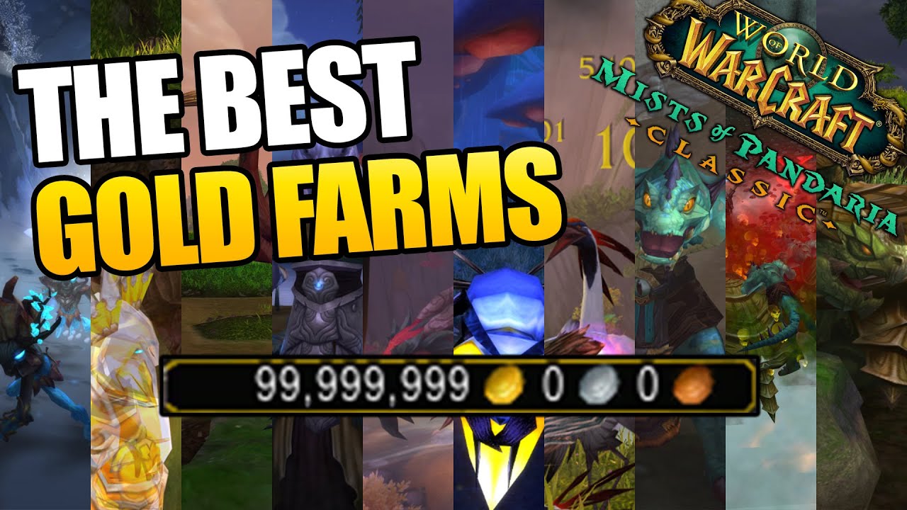 Top 10 BEST Gold Farms in Mists of Pandaria Classic WoW